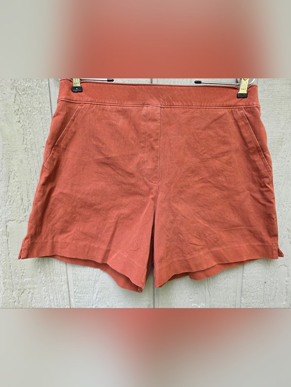 SPANX Rust-Colored High-Rise Shorts #SHO12 - Picture 2 of 12